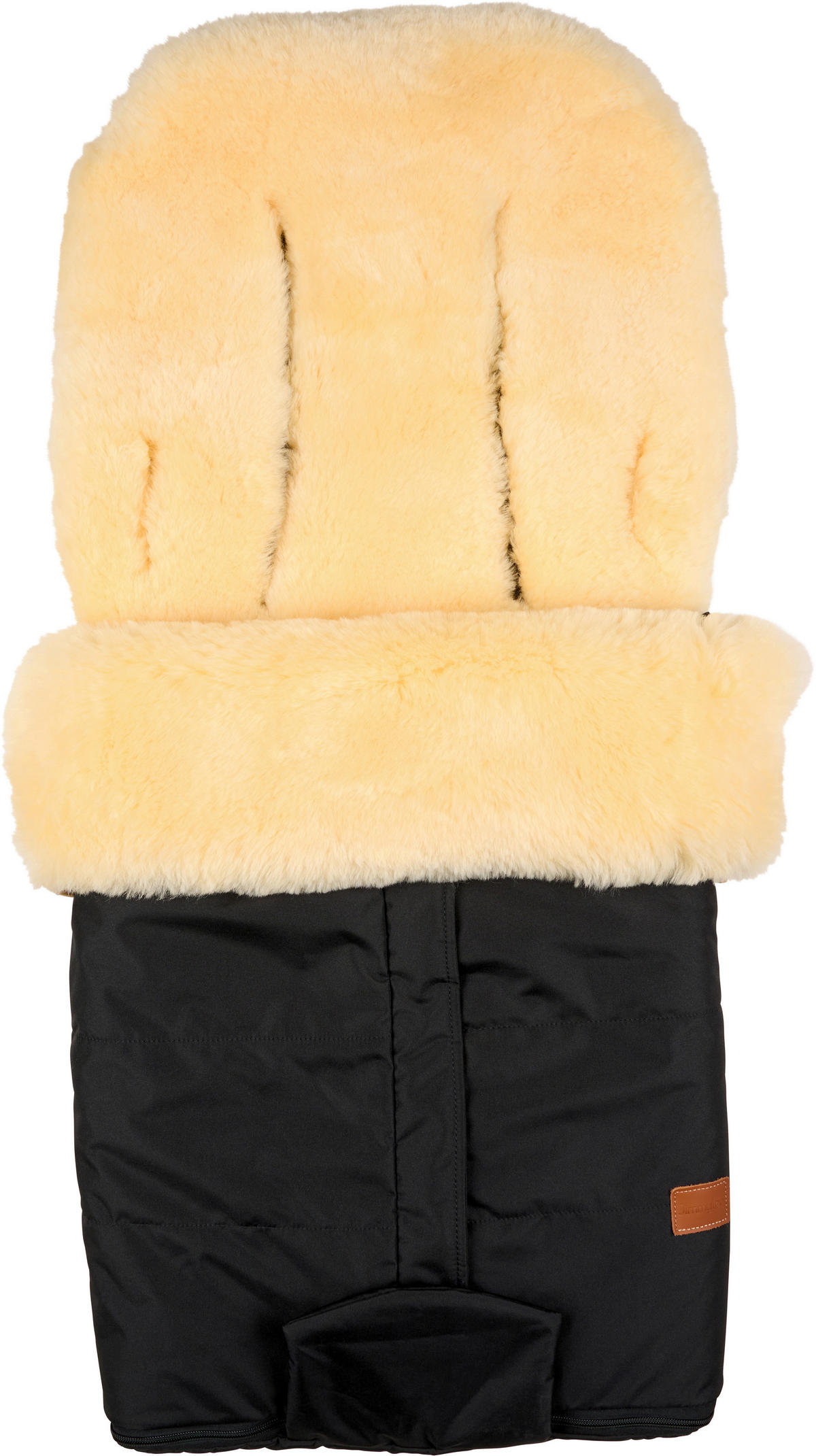 FELLSACK  - Creme/Schwarz, Basics, Textil (49/100cm) - Jimmylee