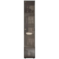 VITRINE Anthrazit  39/204/44 cm  - Anthrazit, Design, Glas/Holz (39/204/44cm) - Johann Jakob