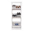 SCHUHKIPPER Melamin Weiß - Silberfarben/Weiß, LIFESTYLE, Metall (50/130/25cm) - Carryhome