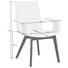 ARMLEHNSTUHL in Creme, Eichefarben - Eichefarben/Creme, Design, Leder/Holz (58/91/55cm) - Hülsta ARMLEHNSTUHL in Creme, Eichefarben - Eichefarben/Creme, Design, Leder/Holz (58/91/55cm) - Hülsta