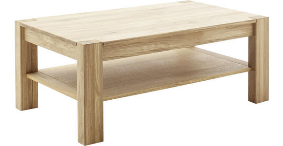 COUCHTISCH Wildeiche massiv 115/65/46 cm rechteckig Wildeiche  - Wildeiche, Natur, Holz (115/65/46cm) - Carryhome