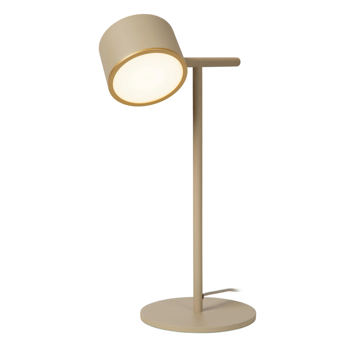 TISCHLEUCHTE 16/24.5/40 cm   - Braun, Design, Metall (16/24.5/40cm) - Lucide