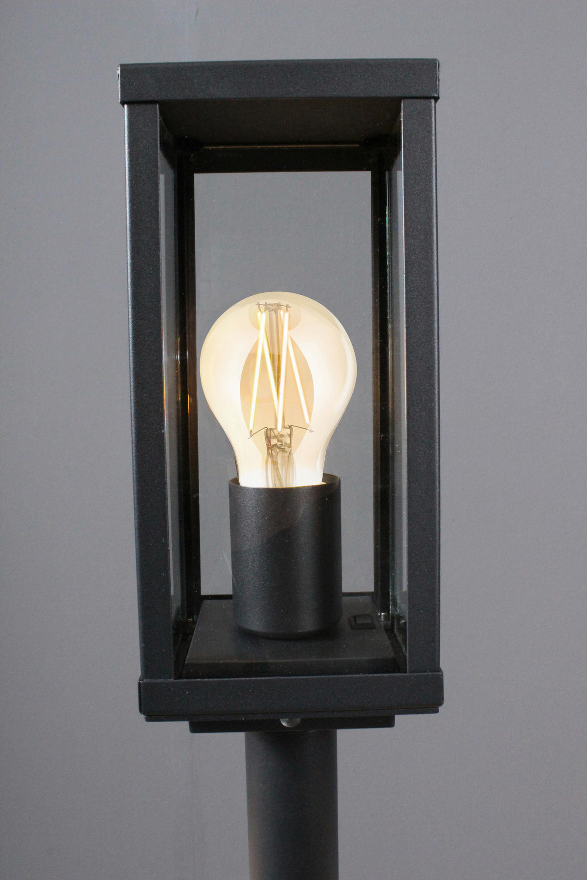 WEGELEUCHTE Karo   - Klar/Schwarz, Basics, Glas/Metall (100/11/11cm) - Sonax
