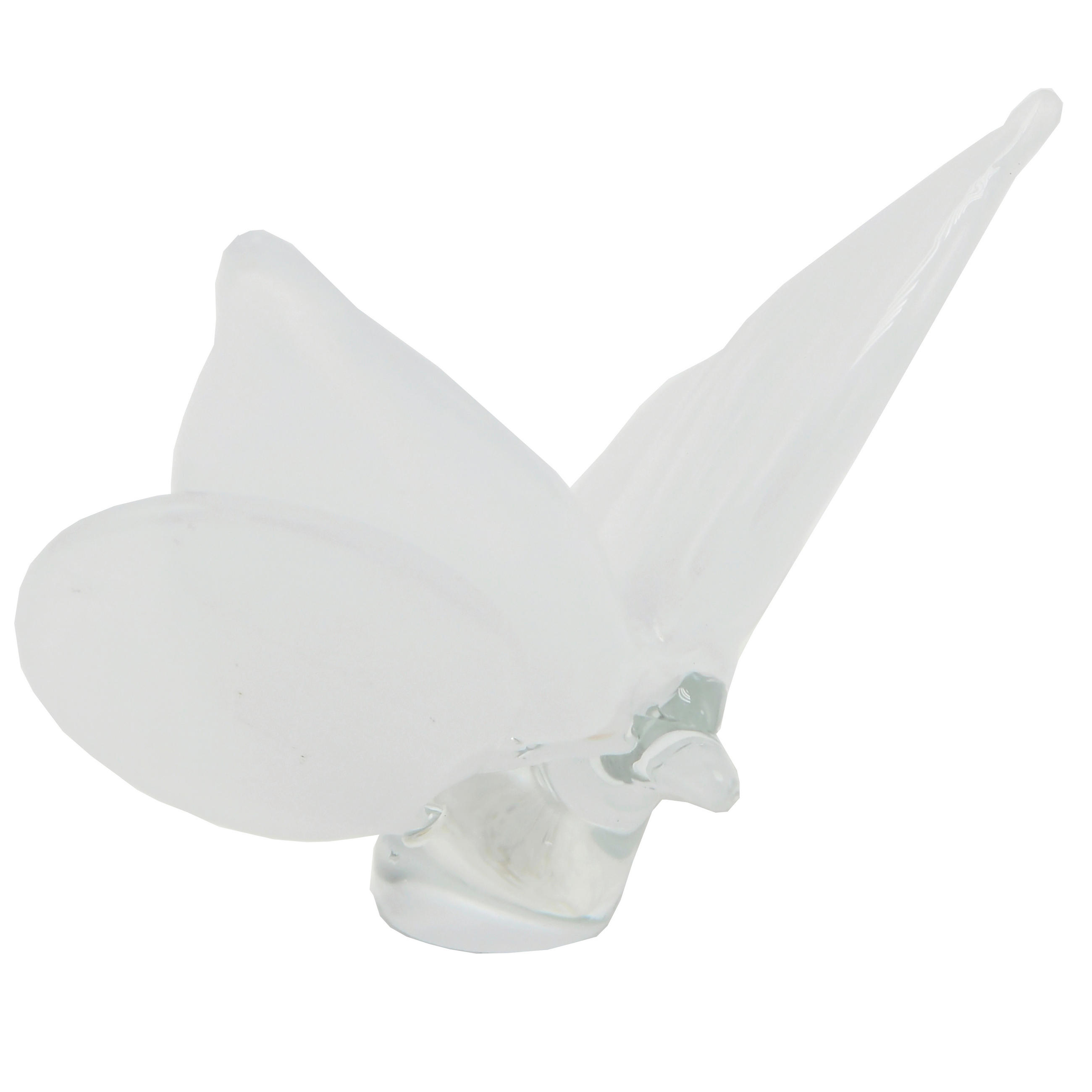 OKRASNI METULJ  steklo  - bela, Konvencionalno, steklo (12/7/9cm) - Ambia Home