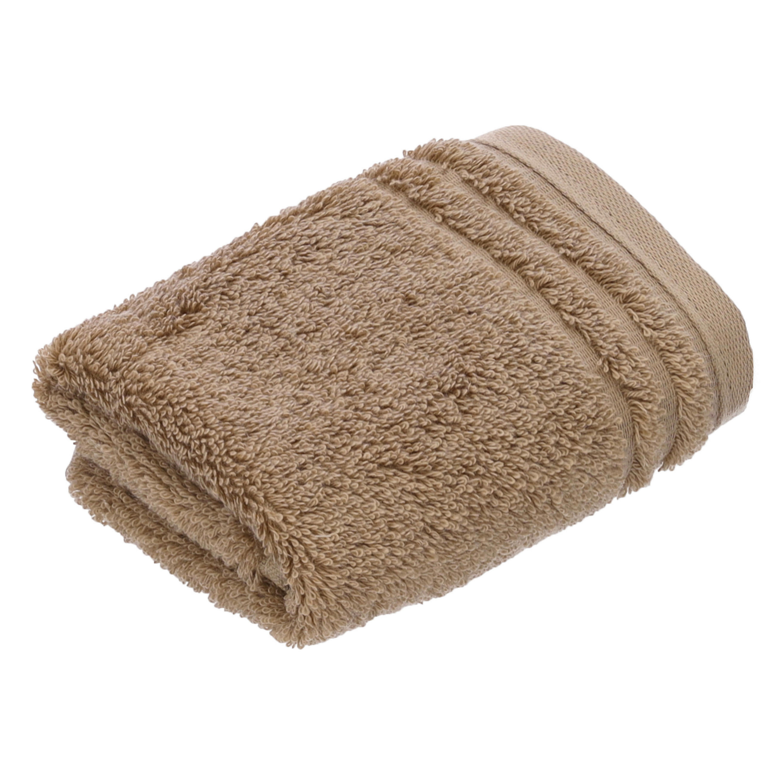 SEIFTUCH 30/30 cm Vienna Style Supersoft NOS Vossen Wäsche Braun  - Braun, Basics, Textil (30/30cm) - Vossen