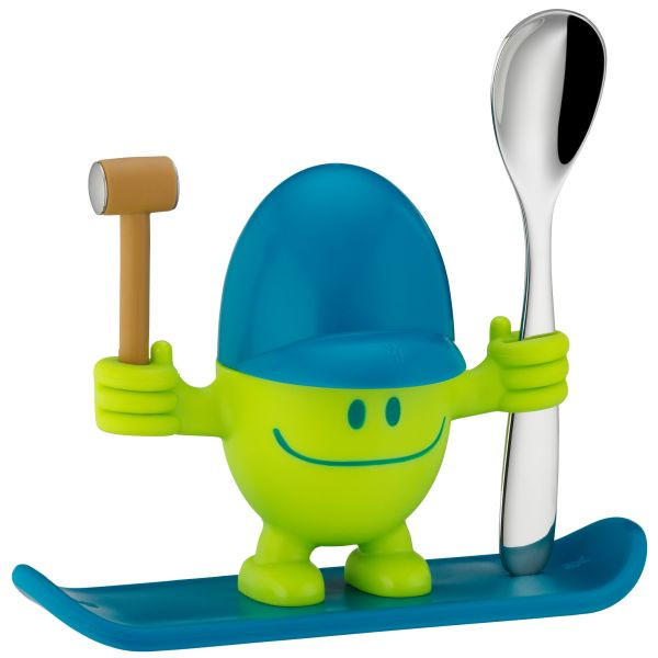 KALÍŠOK NA VAJÍČKO - modrá/zelená, Basics, kov/plast (10cm) - WMF
