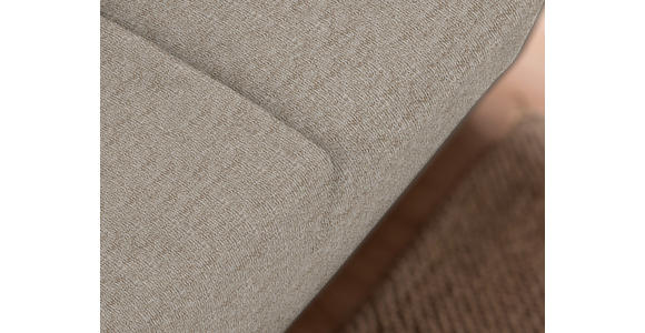 3-SITZER-SOFA in Flachgewebe Creme  - Chromfarben/Creme, Design, Textil/Metall (195/83/85cm) - Xora
