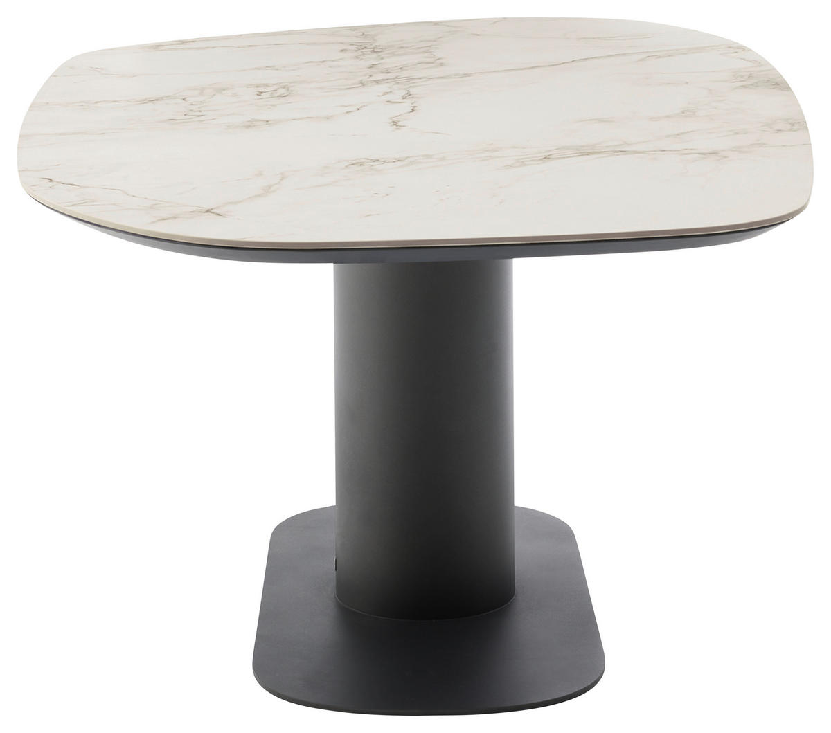 ESSTISCH in Keramik 240/120/77 cm  - Anthrazit/Creme, Design, Keramik/Metall (240/120/77cm) - Musterring