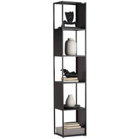 HYLLA i 37/188/30 cm svart  - svart, Trend, metall/plast (37/188/30cm) - Carryhome