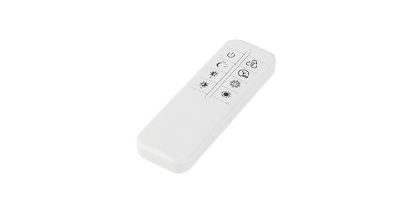 LED-DECKENLEUCHTE 100/75/7,5 cm - Nickelfarben, Design, Kunststoff/Metall (100/75/7,5cm) - Novel
