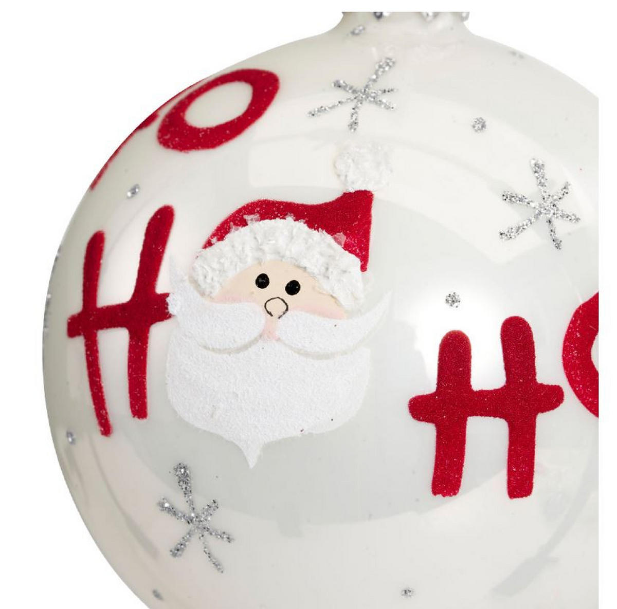 BAŇKA NA VÁNOČNÍ STROMEČEK   - Basics, sklo (8,00/8,00/8,00cm) - X-Mas