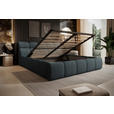 POLSTERBETT 160/200 cm,  in Petrol, Graublau,  - Graublau/Petrol, Design, Kunststoff/Textil (160/200cm) - Esposa