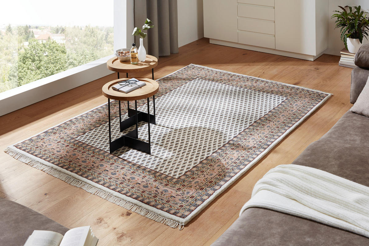 Orientteppich 120/180 cm Mir Cream Brown Braun, Creme  - Creme/Braun, LIFESTYLE, Textil (120/180cm) - Cazaris