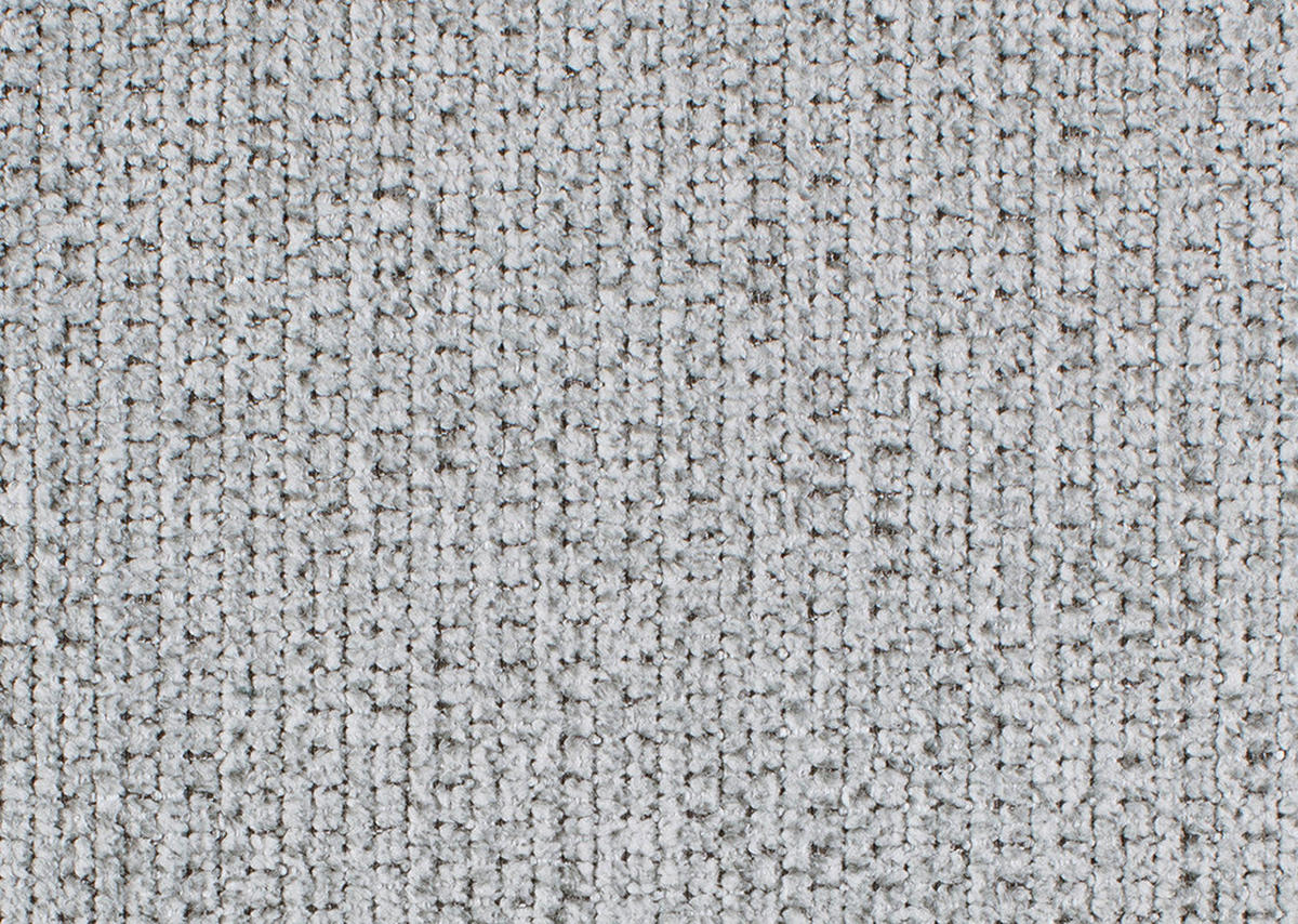 ECKSOFA in Webstoff Silberfarben  - Silberfarben/Schwarz, Design, Textil/Metall (280/205cm) - MID.YOU