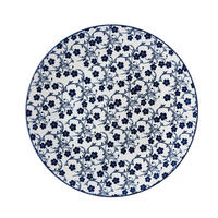 Farfurie Întinsă 26,5 cm  - albastru/alb, Basics, ceramică (26,5cm) - Ritzenhoff Breker