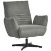 SESSEL in Bouclé Grau  - Schwarz/Grau, Design, Textil/Metall (60/94/86cm) - Dieter Knoll