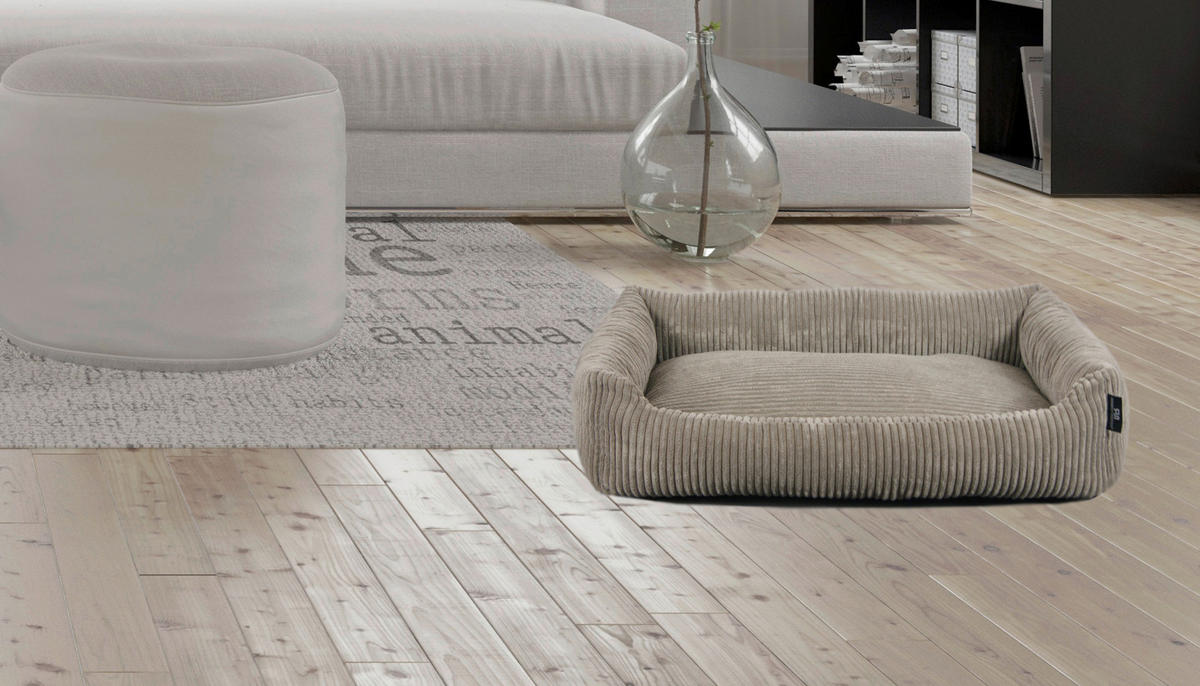 HUNDEKISSEN BALU TAUPE - Taupe, KONVENTIONELL, Textil (70/49/15cm)