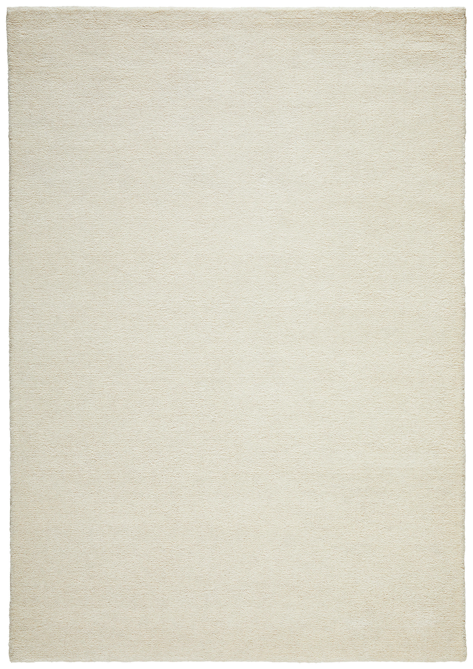 WOLLTEPPICH 70/140 cm Weiß rechteckig  - Weiß, Design, Textil (70/140cm) - Linea Natura
