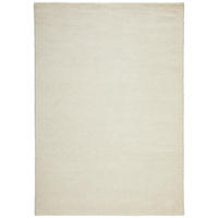 WOLLTEPPICH 70/140 cm Weiß rechteckig  - Weiß, Design, Textil (70/140cm) - Linea Natura