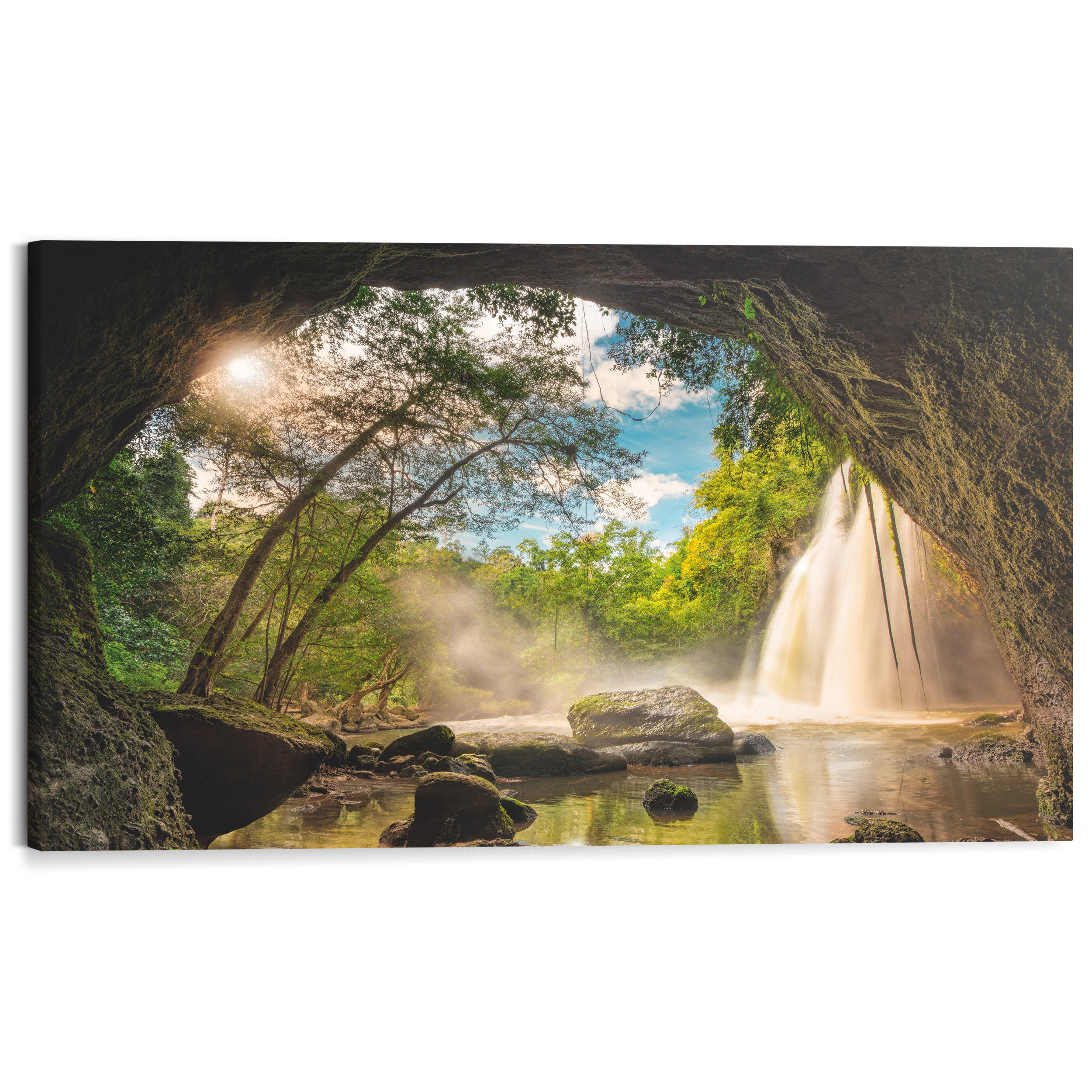 BILD Landschaft & Natur, Wasser  - Multicolor, Basics, Holz/Papier (70/118/2cm) - Reinders!