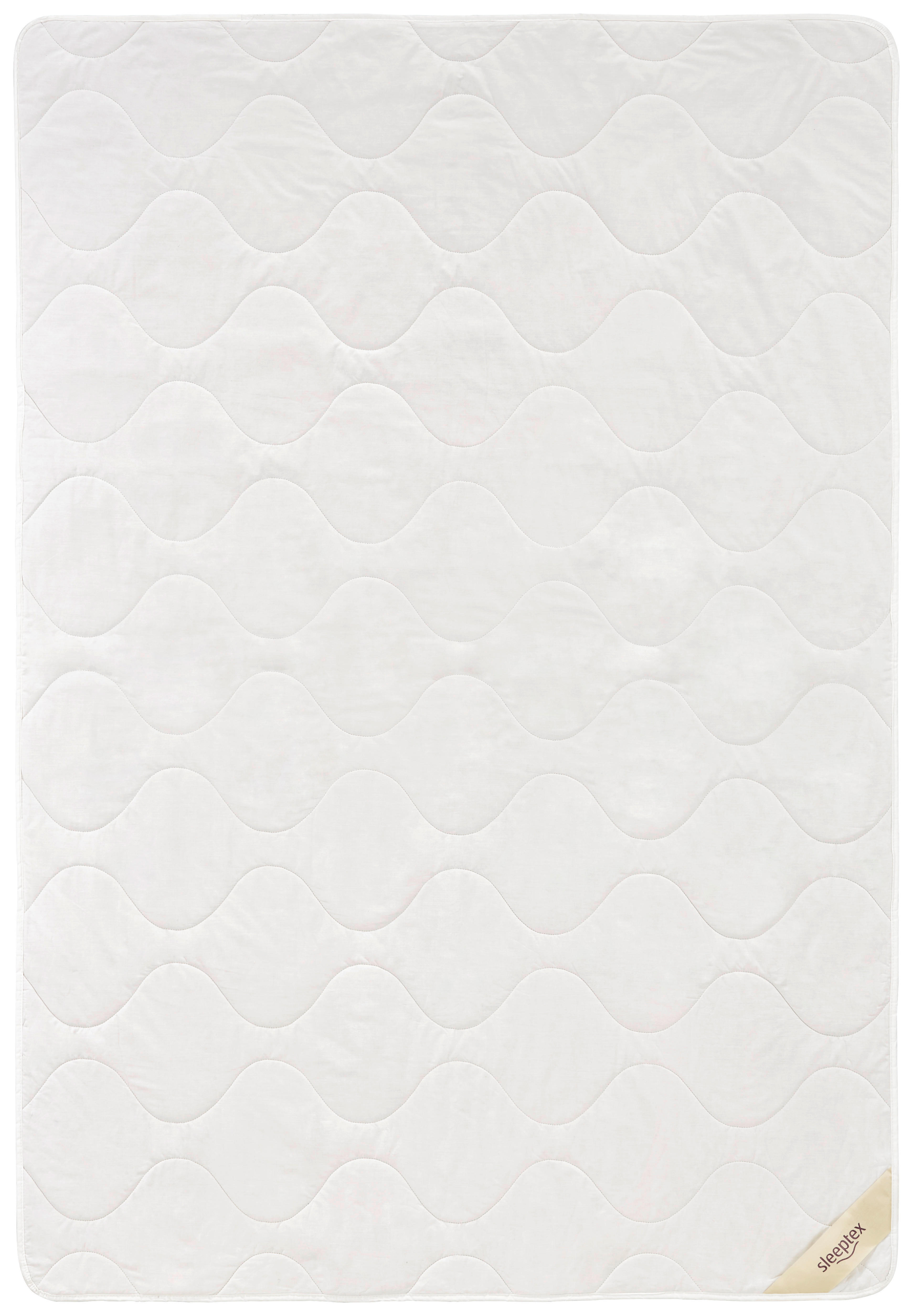 Sleeptex LETNÍ PŘIKRÝVKA, 140/200 cm, polyester, hedvábí - bílá - polyester, hedvábí
