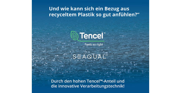 TASCHENFEDERKERNMATRATZE Emotion S60 Hybrid 90/200 cm Höhe ca. 21 cm  - Weiß, Basics, Textil (90/200cm) - Novel