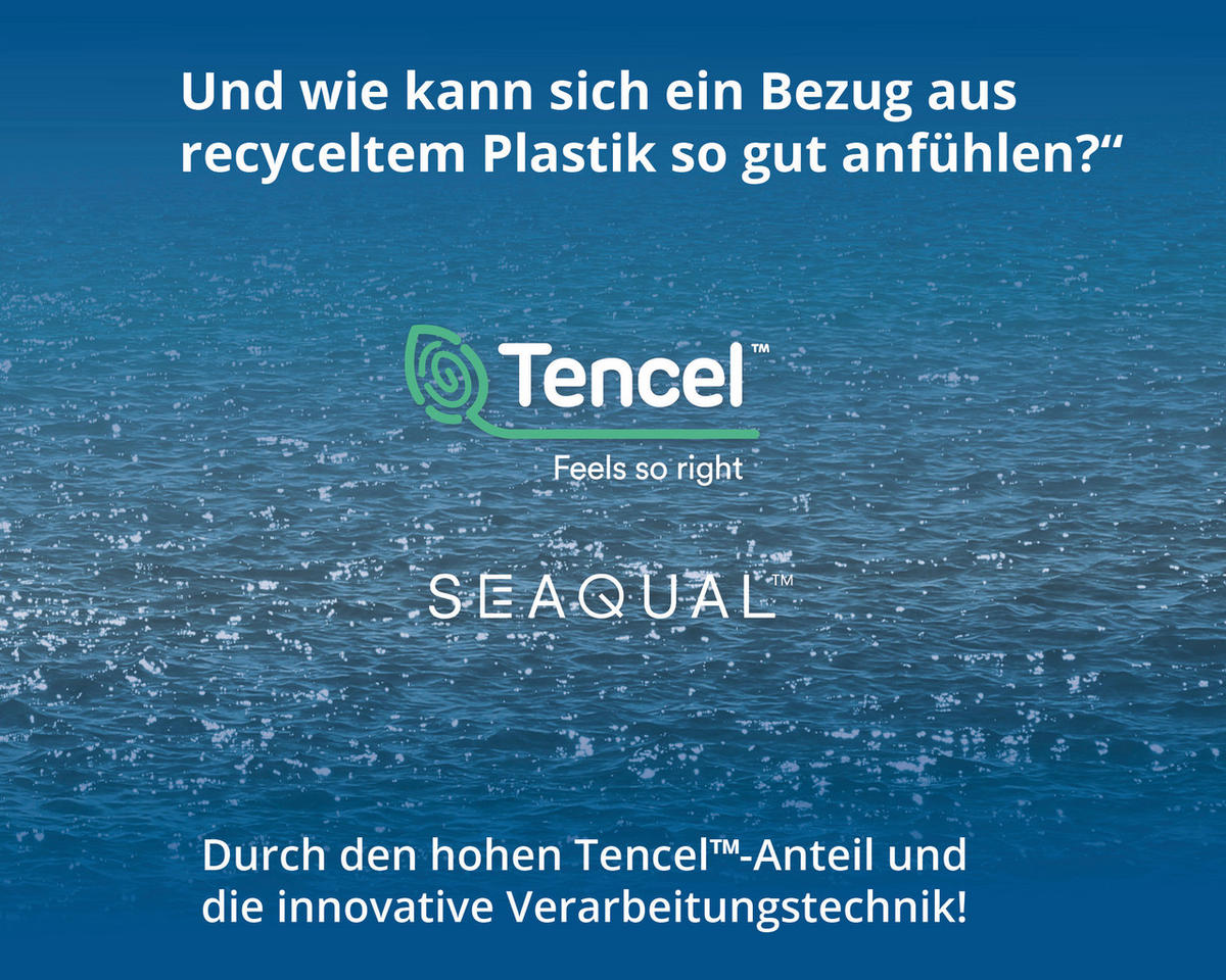 TASCHENFEDERKERNMATRATZE Emotion S60 Hybrid 90/200 cm Höhe ca. 21 cm  - Weiß, Basics, Textil (90/200cm) - Novel