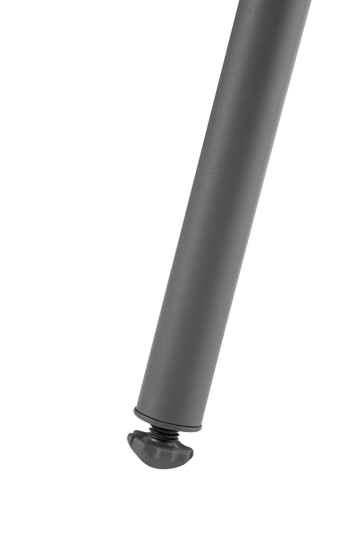 GARTENKLAPPTISCH 120/64/73 cm Metall rechteckig  - Anthrazit/Titanfarben, Basics, Metall (120/64/73cm) - Lafuma Mobilier