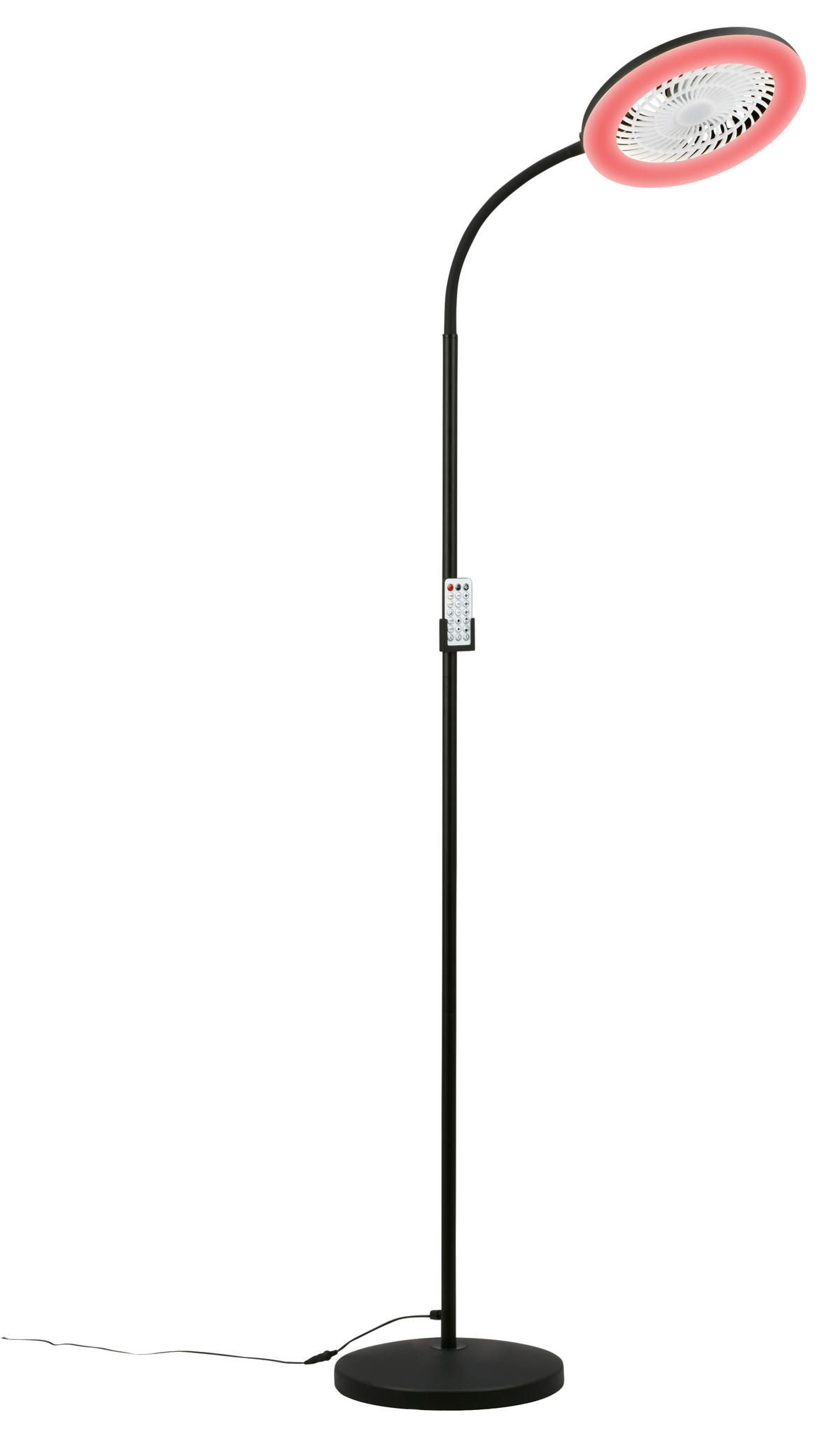 STOJANOVÝ VENTILÁTOR - čierna, Design, kov/plast (28/1850cm)
