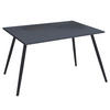 SCHREIBTISCH 138/50/70 cm  in Anthrazit, Schwarz  - Anthrazit/Schwarz, Modern, Holzwerkstoff/Metall (138/50/70cm) - MID.YOU
