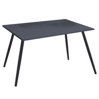 SCHREIBTISCH 138/50/70 cm  in Anthrazit, Schwarz  - Anthrazit/Schwarz, Modern, Holzwerkstoff/Metall (138/50/70cm) - MID.YOU
