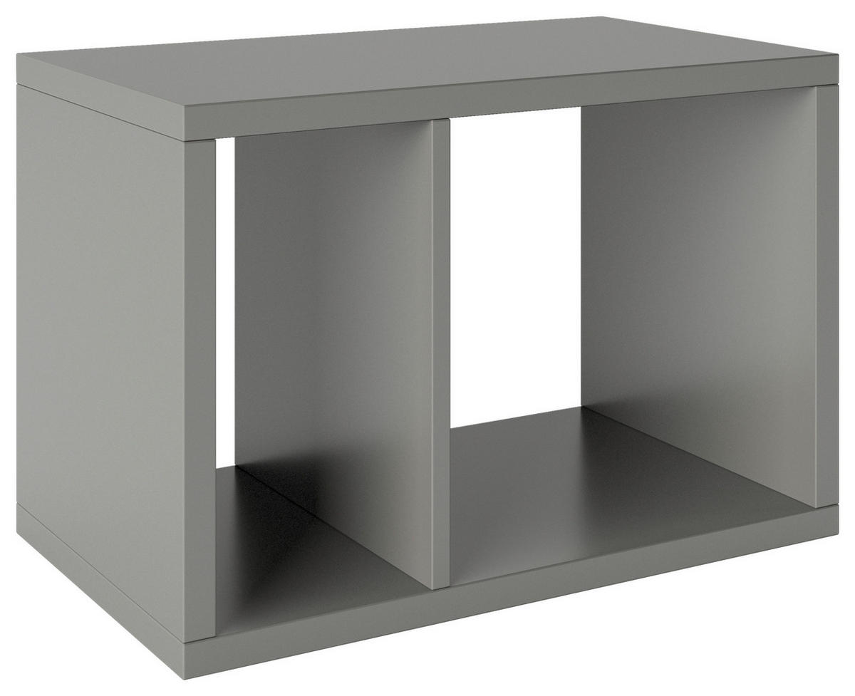 REGAL Grau  - Grau, Basics, Holzwerkstoff (58/39/34cm) - MID.YOU