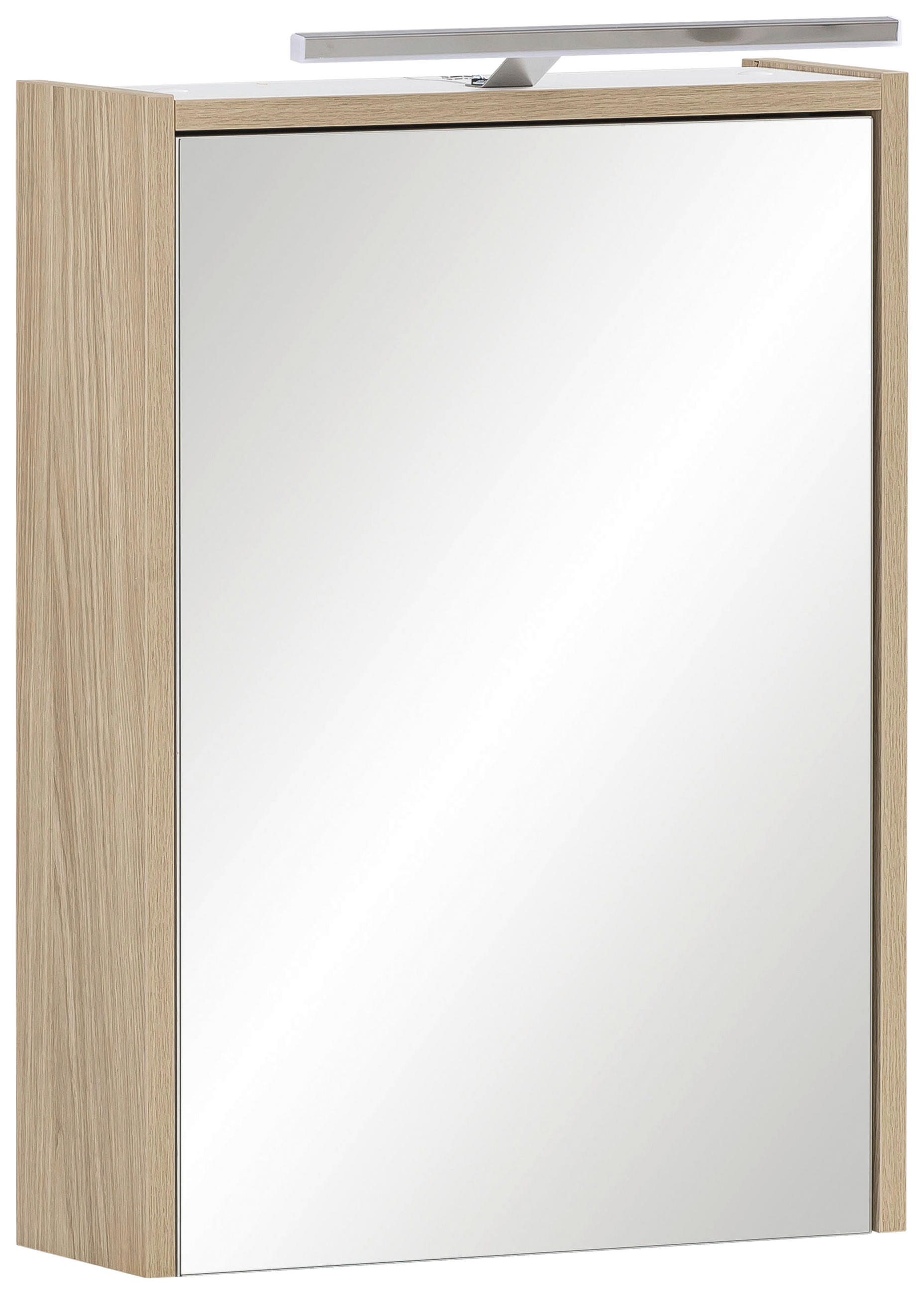 SPIEGELSCHRANK 43,5/64/16 cm  - Eichefarben, MODERN, Glas/Holzwerkstoff (43,5/64/16cm) - MID.YOU