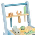 LAUFLERNWAGEN  - Blau/Hellgelb, Basics, Holz/Kunststoff (40/29,5/46cm) - My Baby Lou