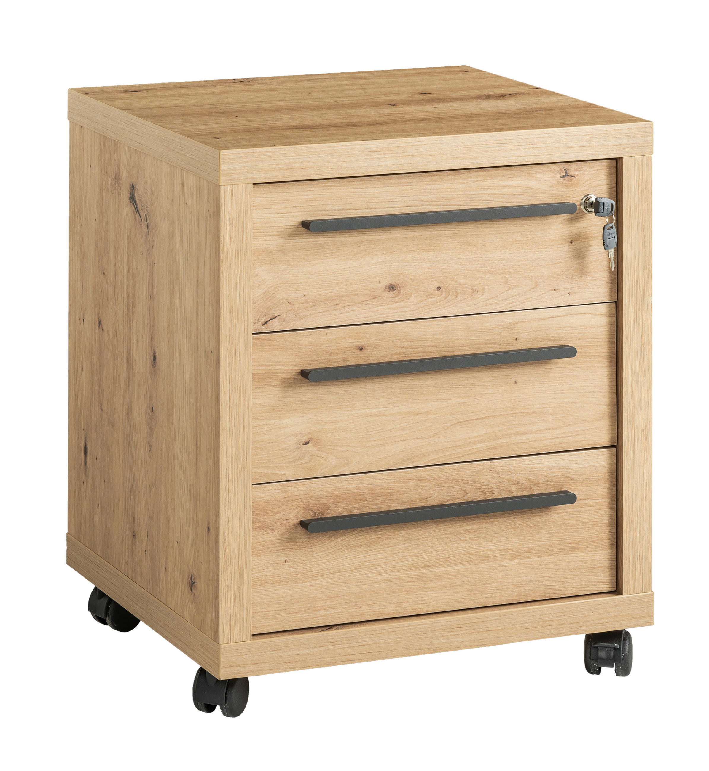 GÖRGŐS KONTÉNER - Design, faalapú anyag (53,6/63,4/44,7cm) - Carryhome