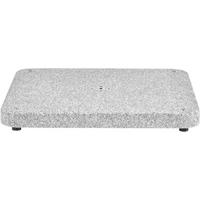 SONNENSCHIRMSTÄNDER Granit Grau  - Grau, Basics, Stein (75/9/75cm) - Glatz