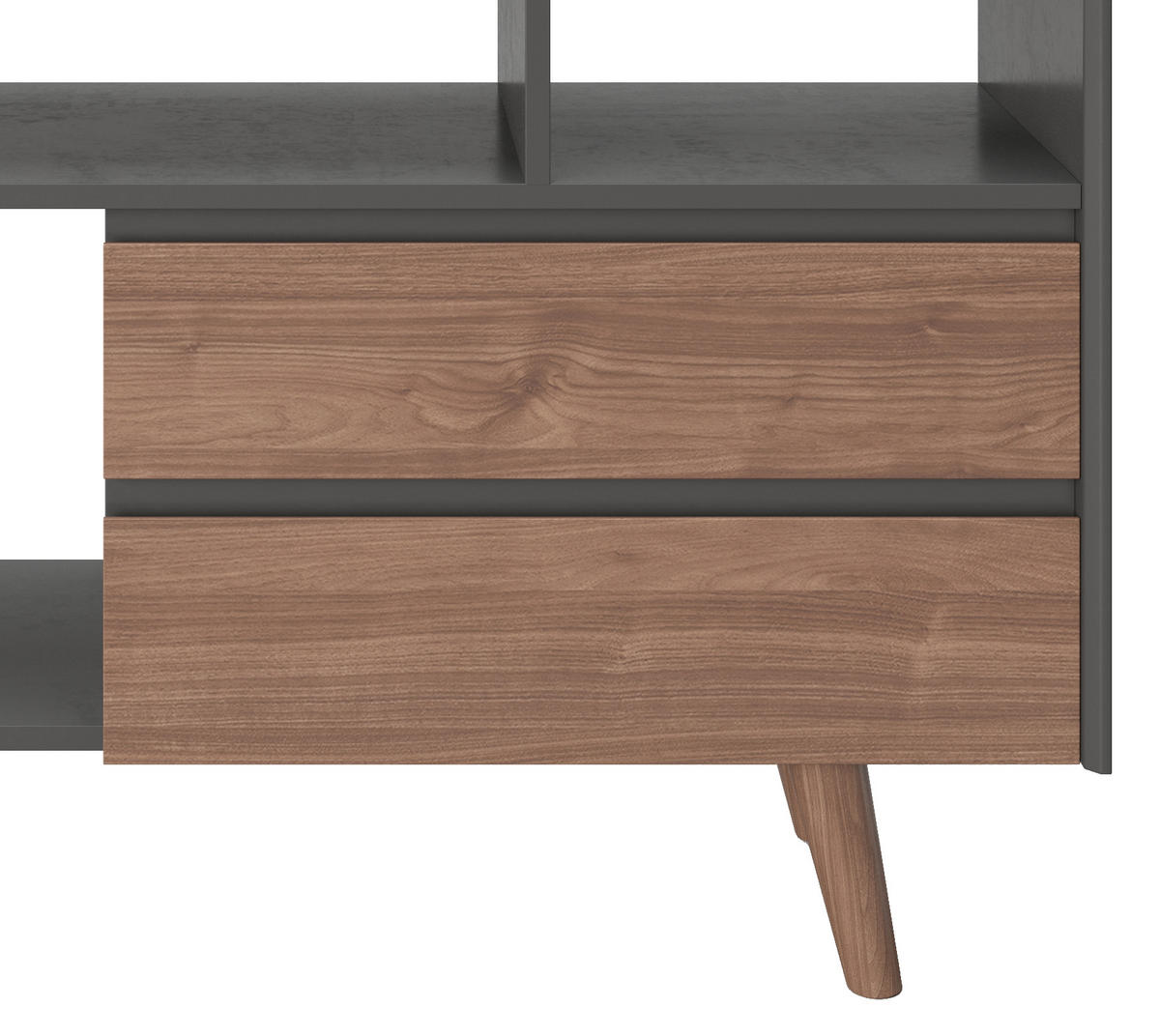 REGAL  - Walnussfarben, KONVENTIONELL, Holz/Holzwerkstoff (110/97,4/38cm) - Playboy