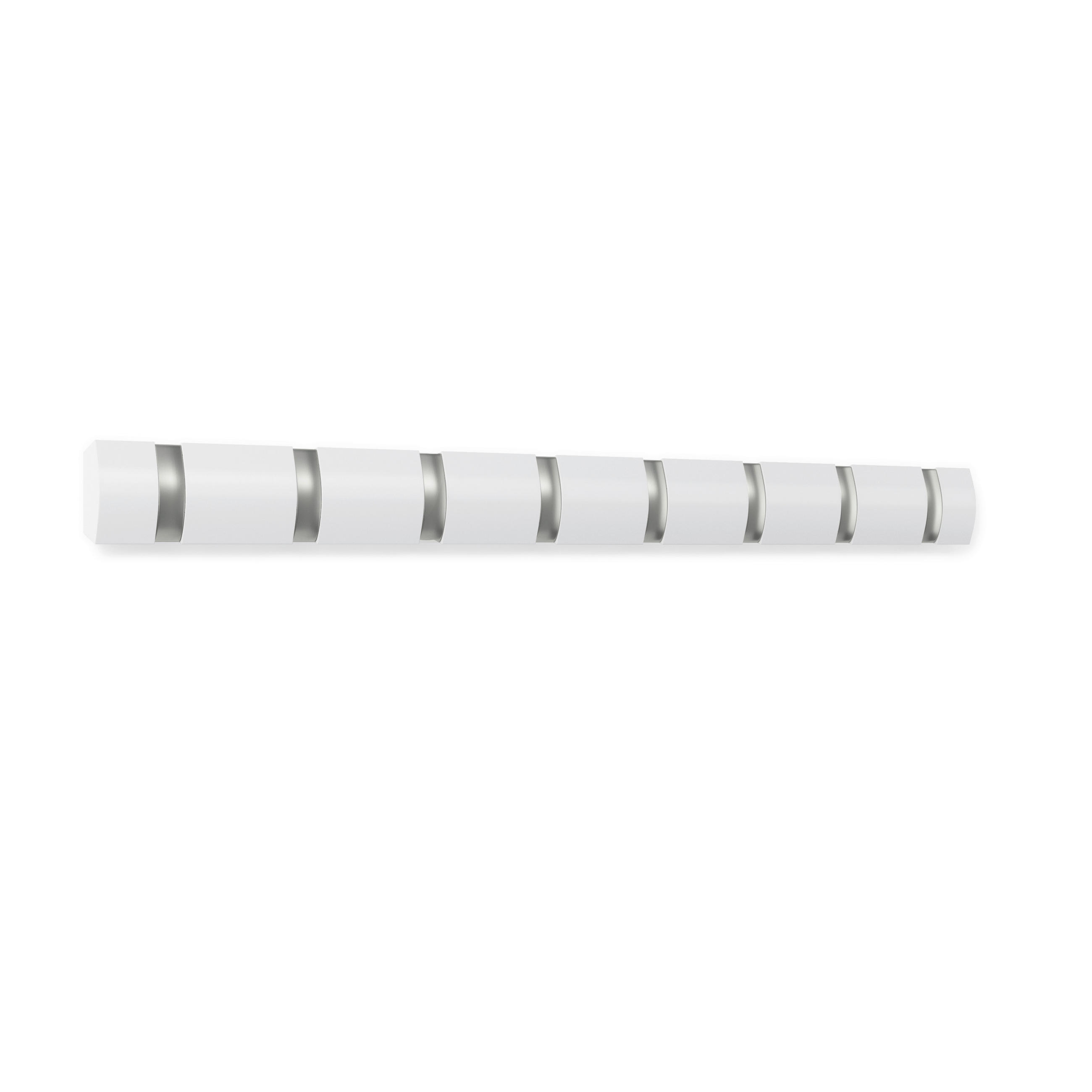 HAKENLEISTE  in Weiß  - Weiß, Basics, Holz/Metall (81/6/3cm) - Umbra