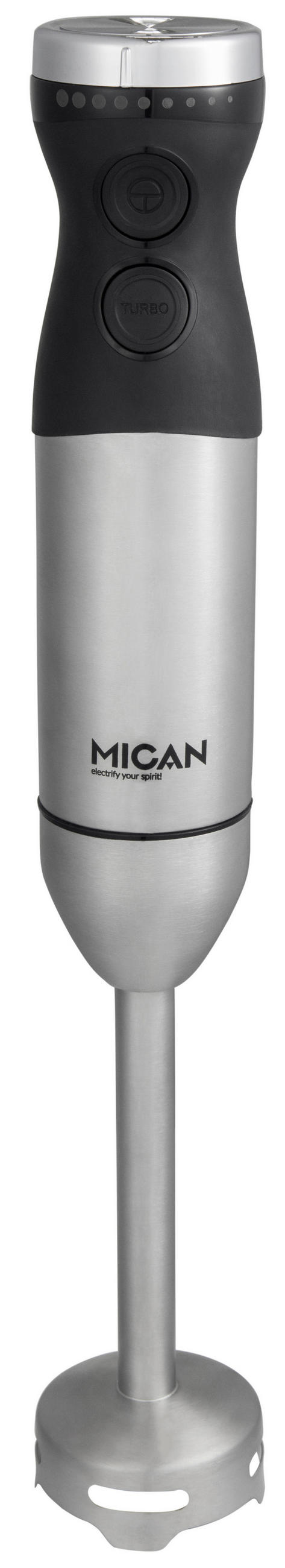 STABMIXER  - Klar/Edelstahlfarben, Design, Kunststoff/Metall (6,3/39,6cm) - Mican