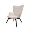 SESSEL in Struktur Beige  - Beige/Schwarz, MODERN, Textil/Metall (80/92/99cm) - Livetastic