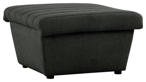 HOCKER Webstoff Dunkelgrün - Dunkelgrün/Schwarz, Design, Kunststoff/Textil (74/43/85cm) - LOOKS by W.Joop