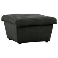 HOCKER in Textil Dunkelgrün  - Dunkelgrün/Schwarz, Design, Kunststoff/Textil (74/43/85cm) - LOOKS by W.Joop