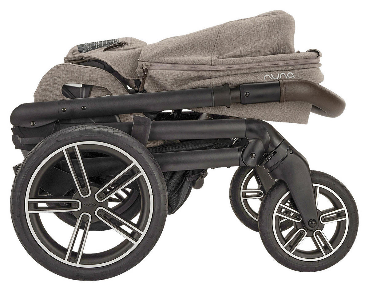 KINDERWAGENSET  MIXX NEXT  CEDAR  - Graubraun/Schwarz, Basics, Kunststoff/Textil (60/110/82cm) - Nuna