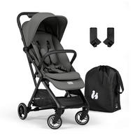 BUGGY Fly N Care  - Hellgrau/Schwarz, Basics, Textil/Metall (80/45/100cm) - Hauck