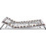 LATTENROST 90/200 cm Buche Echtholz - Anthrazit/Silberfarben, Basics, Holz (90/200cm) - Diamona