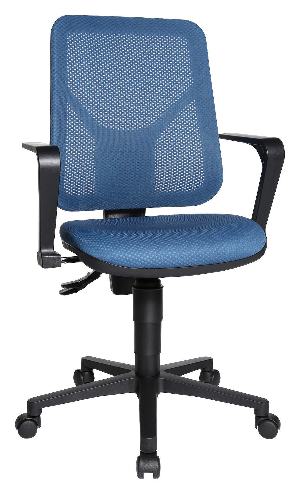 OTOČNÁ ŽIDLE, plochá tkanina, síť, petrolej - petrolej/černá, Moderní, textil/plast (46/97-109/46cm)