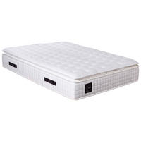 TASCHENFEDERKERNMATRATZE SOHO PILLOW TOP, 180/200 cm, Höhe ca.: 32 cm, H3 = fest, 7-Zonen - Weiß, Basics, Textil (180/200cm) - Livetastic