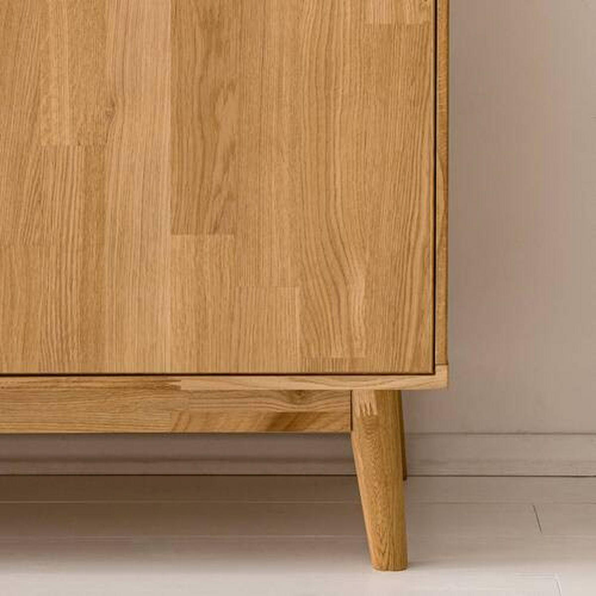 SIDEBOARD Wildeiche  160/89,1/40 cm  - Wildeiche, Natur, Holz (160/89,1/40cm) - home24