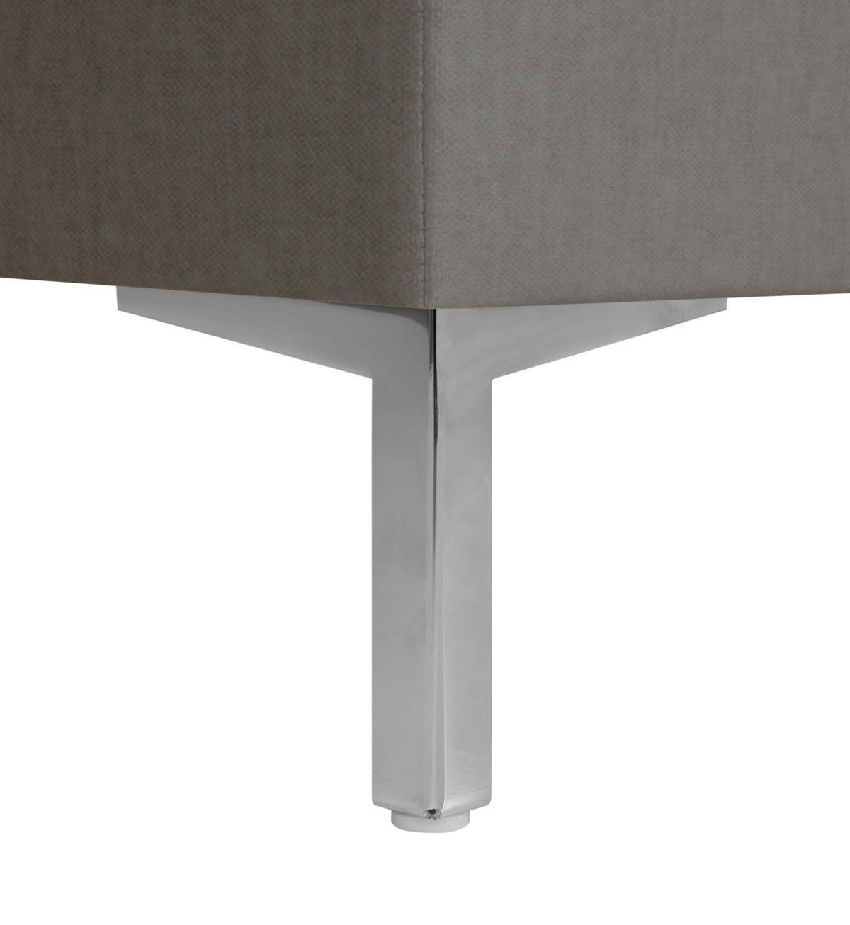 BOXSPRINGBETT 140/200 cm  in Braun  - Alufarben/Braun, Modern, Textil (140/200cm) - MID.YOU