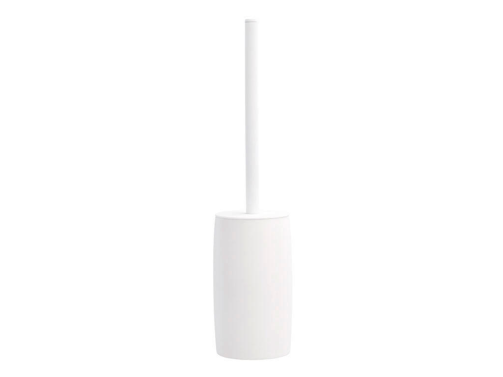 WC-BÜRSTE in Keramik  Kunststoff   - Weiß, Trend, Keramik/Kunststoff (10/23cm)